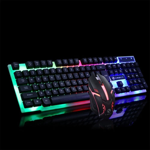 RGB Backlit Wired Gaming Keyboard & Mouse Combo – 104 Keys, 1600 DPI