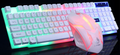 RGB Backlit Wired Gaming Keyboard & Mouse Combo – 104 Keys, 1600 DPI