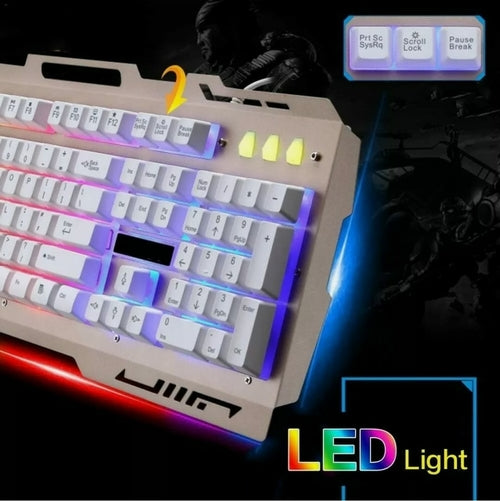 Ninja Dragons NX900 Wired Backlit Gaming Keyboard & Mouse Set – 104 Keys