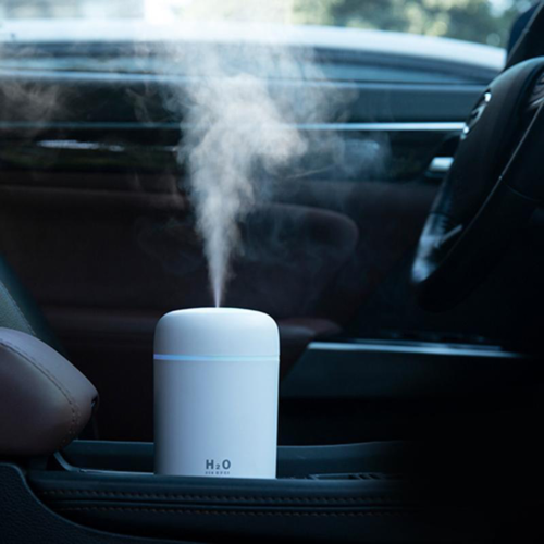 Mini Aromatherapy Humidifier & Essential Oil Diffuser – USB, 300ml, Night Light