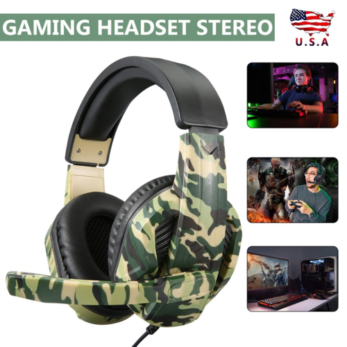 3.5mm Stereo Gaming Headset With Mic – PS4, Xbox, PC, Mobile Compatible