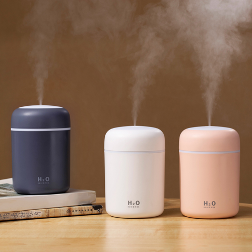 Mini Aromatherapy Humidifier & Essential Oil Diffuser – USB, 300ml, Night Light