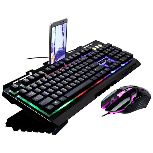 Ninja Dragons NX900 Wired Backlit Gaming Keyboard & Mouse Set – 104 Keys